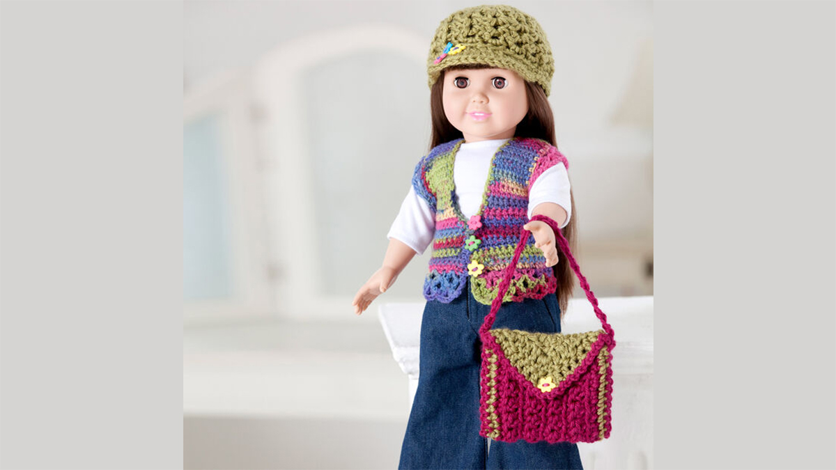 18 crocheted retro doll || editor