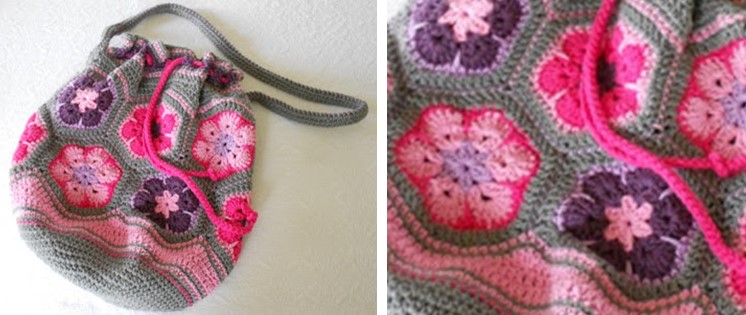 african flower bag