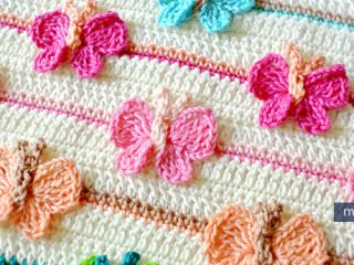 crochet butterfly stitch | the crochet space