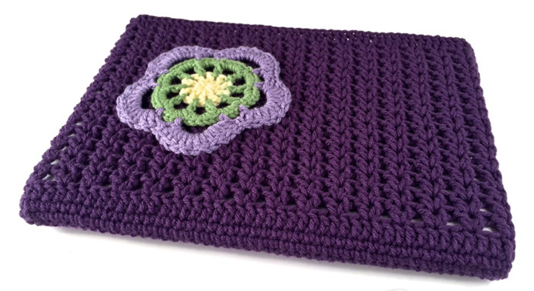 laptop sleeve crochet