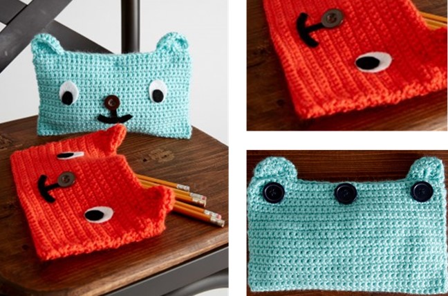 crochet pencil case pattern free