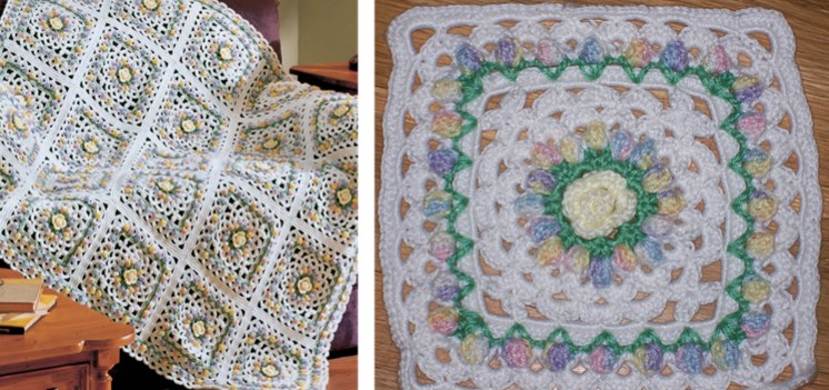 Eve S Delightful Crocheted Coverlet Free Crochet Pattern