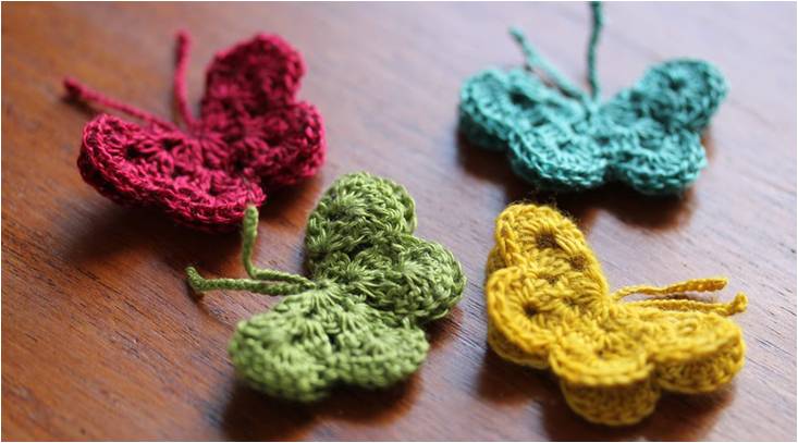 Lovely crocheted butterflies | the crochet space