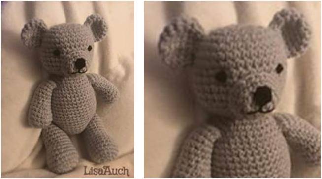 Cute Teddy Bear Crocheted Toy [FREE Crochet Pattern]