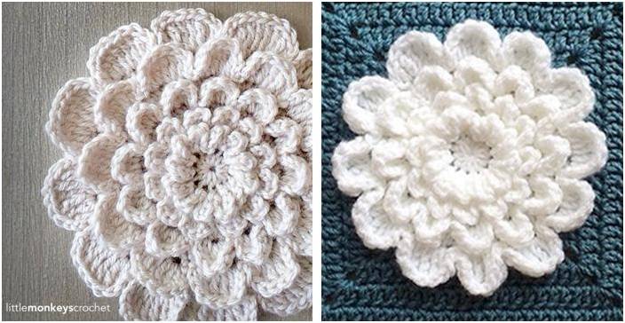 wildflower crochet bag