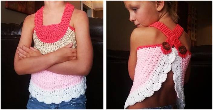 crochet swing top