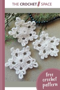300 second crochet snowflake || editor