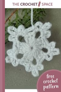 300 second crochet snowflake || editor