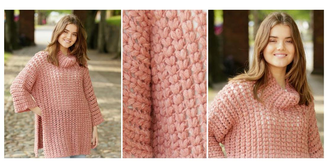 In Pieces Crochet Sweater | thecrochetspace.com