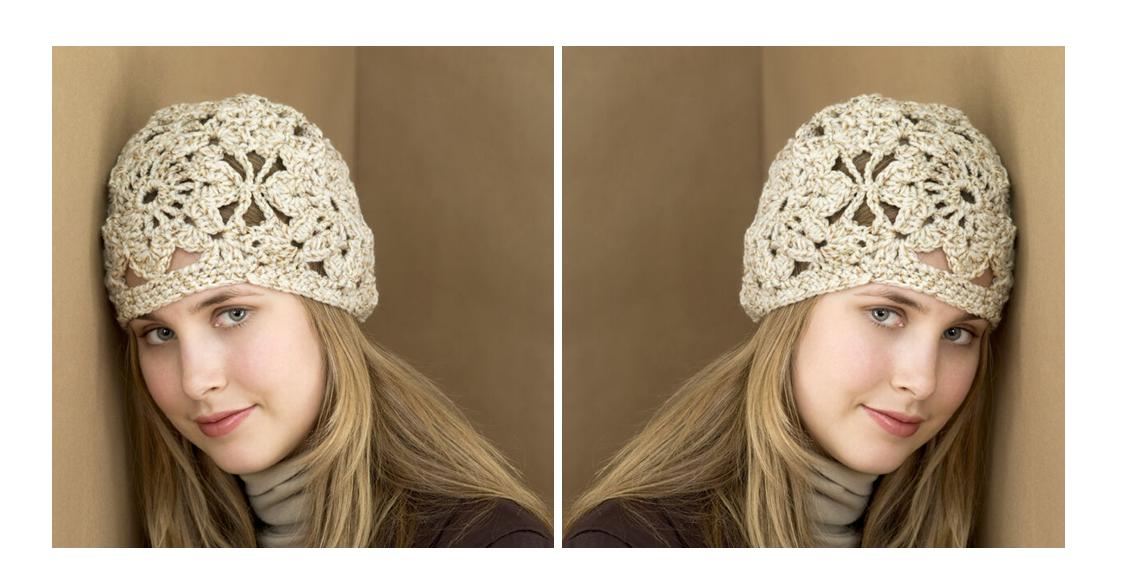 crochet lace hat