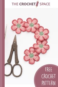 6 petal crochet flower || editor