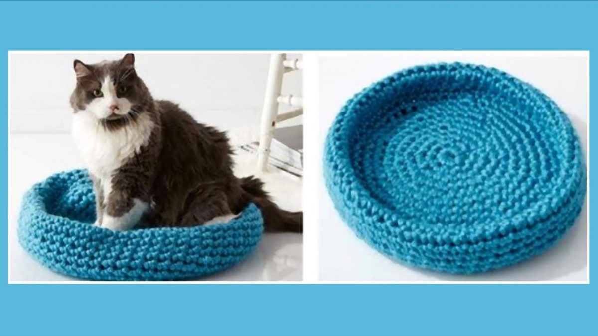 crochet cat nap nest | the crochet space