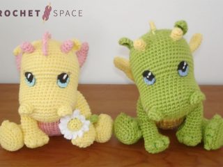 Adorable Crochet BB Dragon || thecrochetspace.com