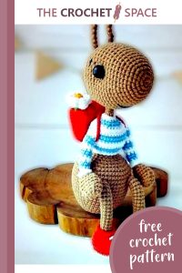 adorable crocheted arthur ant || editor