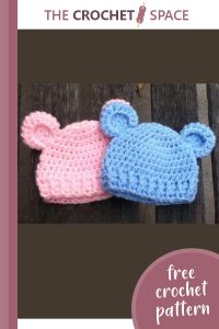 adorable crocheted baby bear beanie || editor
