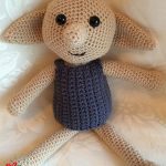 Adorable Crocheted House Elf Dobby. Close up image || thecrochetspace.com