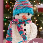 Adorable Crocheting Snowman || thecrochetspace.com