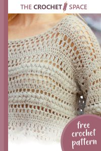 algarve summer crochet sweater || editor