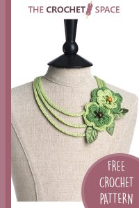 all users crochet sylvan necklace || editor