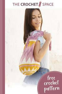 andes sunrise crochet bag || editor