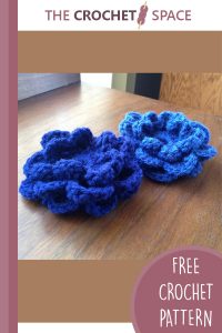 attachable crocheted flower accent piece || editor