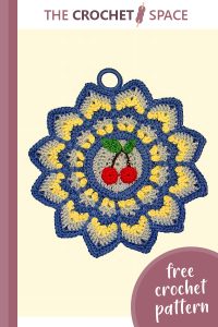 attractive ripple crocheted potholder || editor