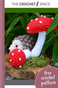 autumn crocheted hedgehog || editor