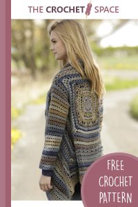 autumn delight crocheted jacket || editor