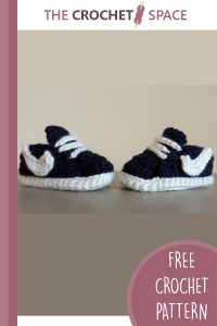 babys first crochet sneakers || editor