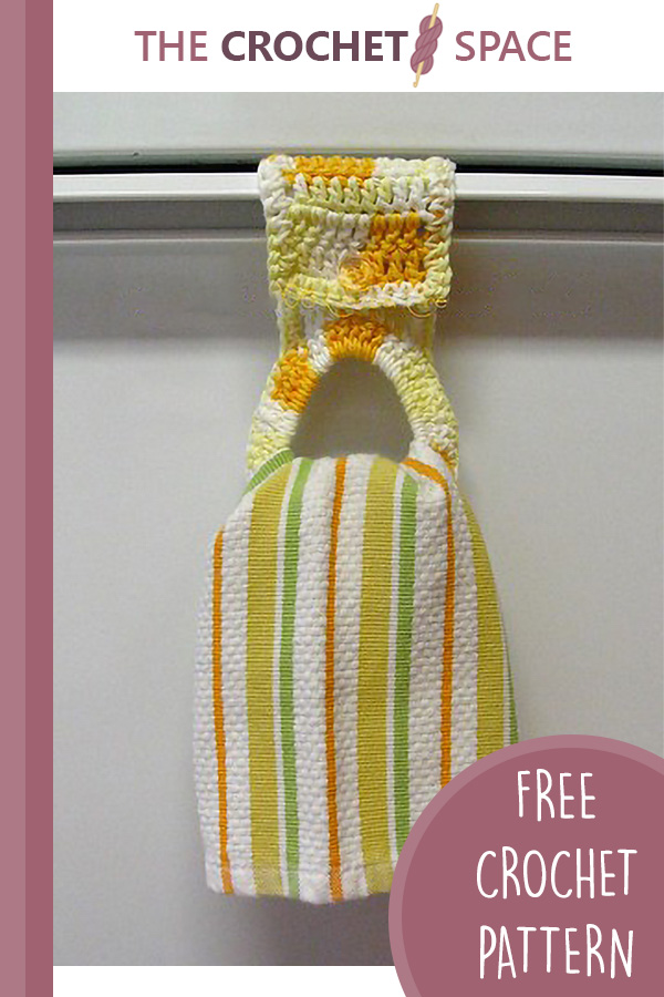 Basic Crocheted Towel Ring [FREE Crochet Pattern] || The Crochet Space