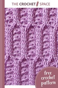 beautiful crochet textured shell stitch || editor