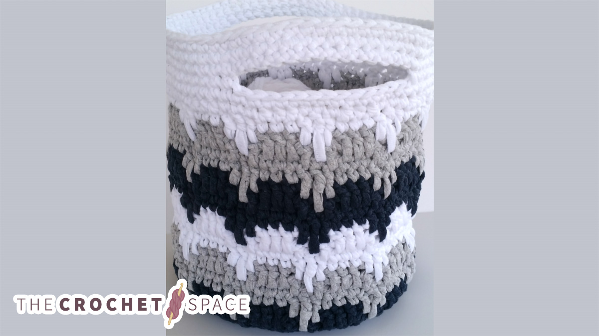 beautiful crocheted bouncing basket || editor