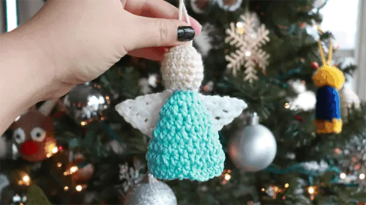 beginners crochet angel ornament || editor