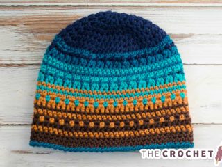 Best Beach Crochet Beanie || thecrochetspace.com