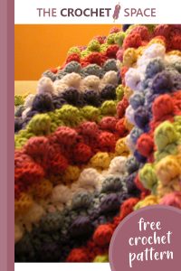 blackberry salad crocheted baby blanket || editor