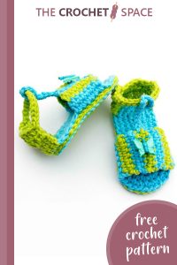 blingy crochet baby sandals || editor