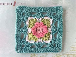 Bonne Belle Crochet Square || thecrochetspace.com