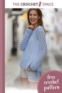 breezy crocheted sweater || editor