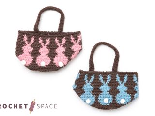 Bunny Egg Crocheted Basket || thecrochetspace.com