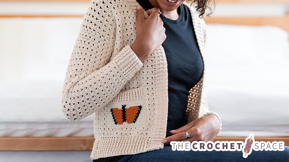 Butterfly Crochet Cardigan Set || The Crochet Space