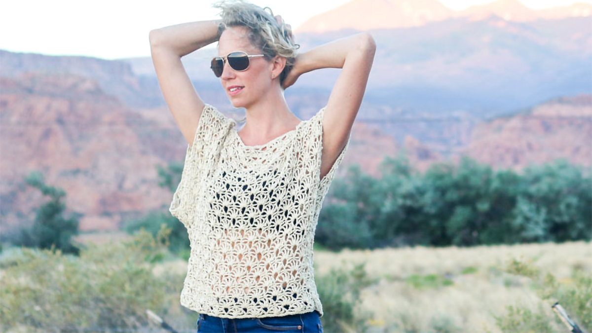 canyonlands boho crocheted top || editor