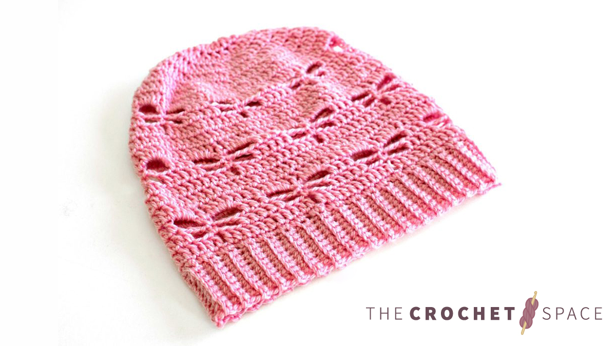 charming crocheted dragonfly slouchy hat || editor