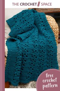 charming crocheted throw || editor