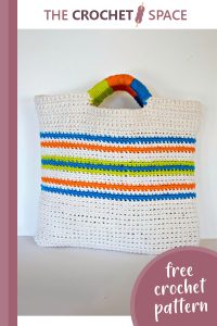 cheerful crocheted tutti frutti bag || editor