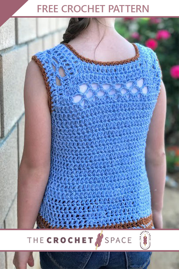 Children's Midnight Crochet Top [FREE Crochet Pattern] The Crochet Space