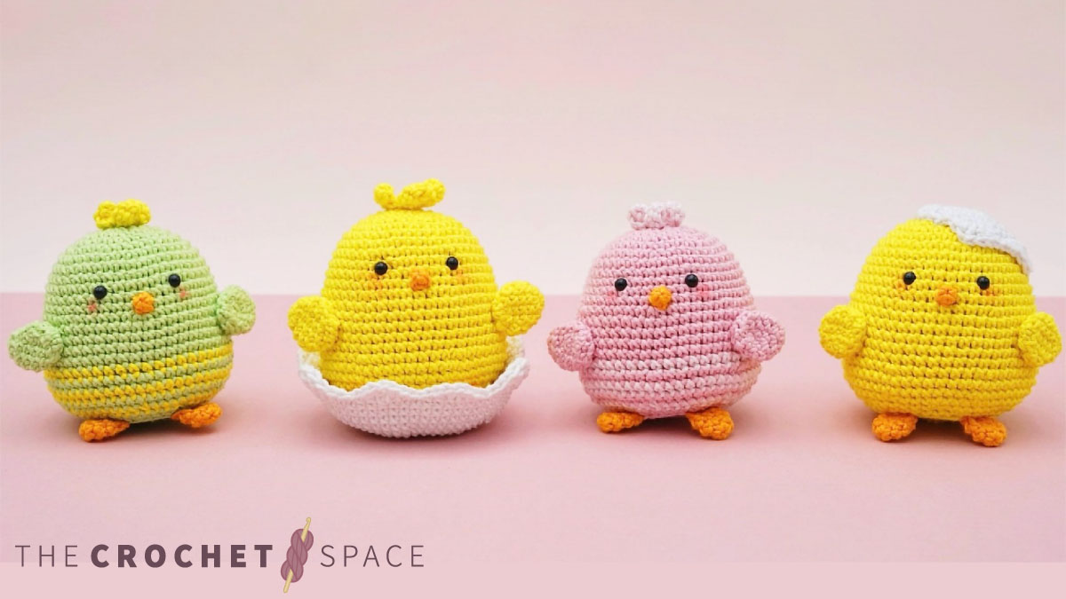 Chip Chip Crochet Chicks || thecrochetspace.com
