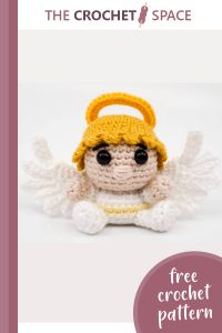 christmas crochet key-ring angel || editor