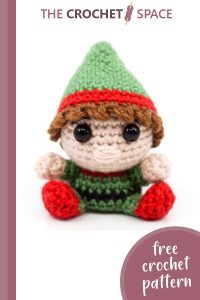 christmas crochet santa elf || editor