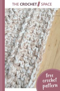 chunky crocheted braided cabled blanket || editor