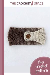 coffee crochet ear-warmer || editor